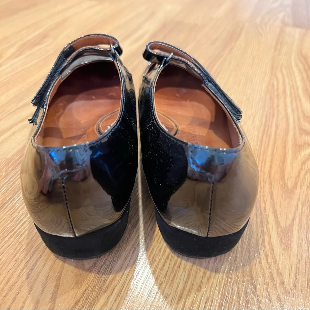 L’Amour Des Pieds Cornelia Patent Leather wedge‎ Mary Janes 6.5M